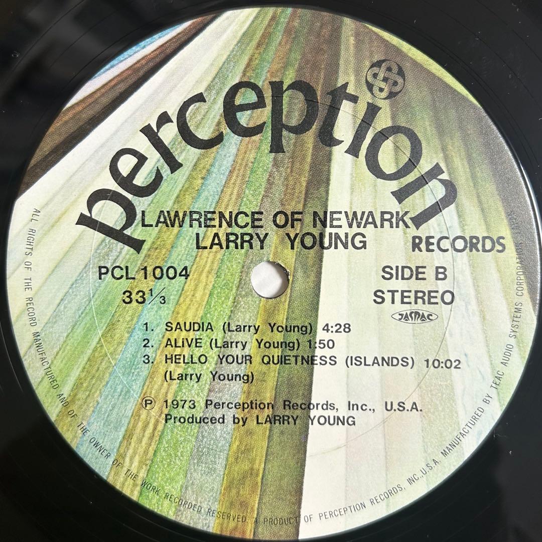 【国内盤オリジナル】Larry Young Lawrence Of Newark