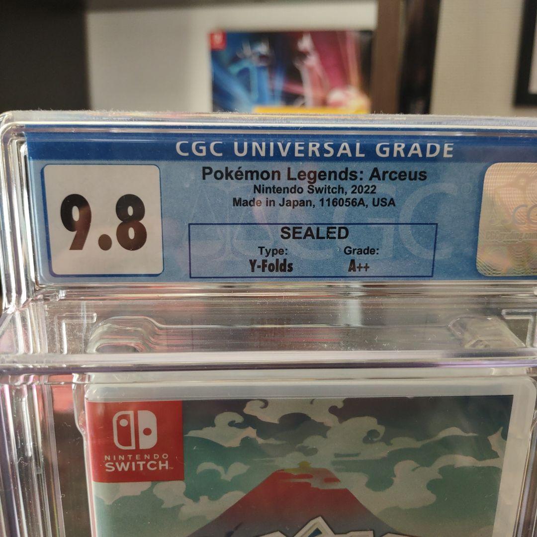 新品　ポケモン アルセウス SWITCH GRADED CGC 9.8