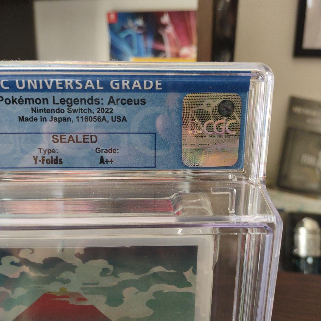 新品　ポケモン アルセウス SWITCH GRADED CGC 9.8