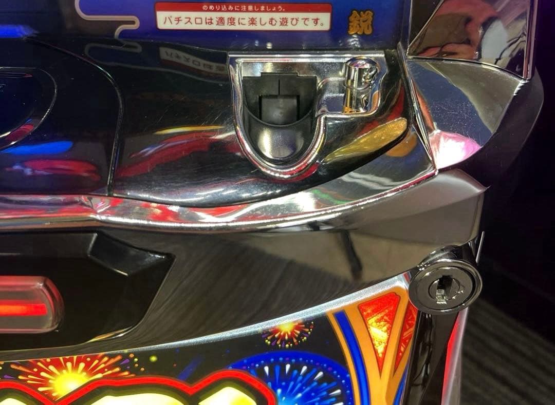 パチスロ「新ハナビ」不要機付　　送料無料 パチスロ実機