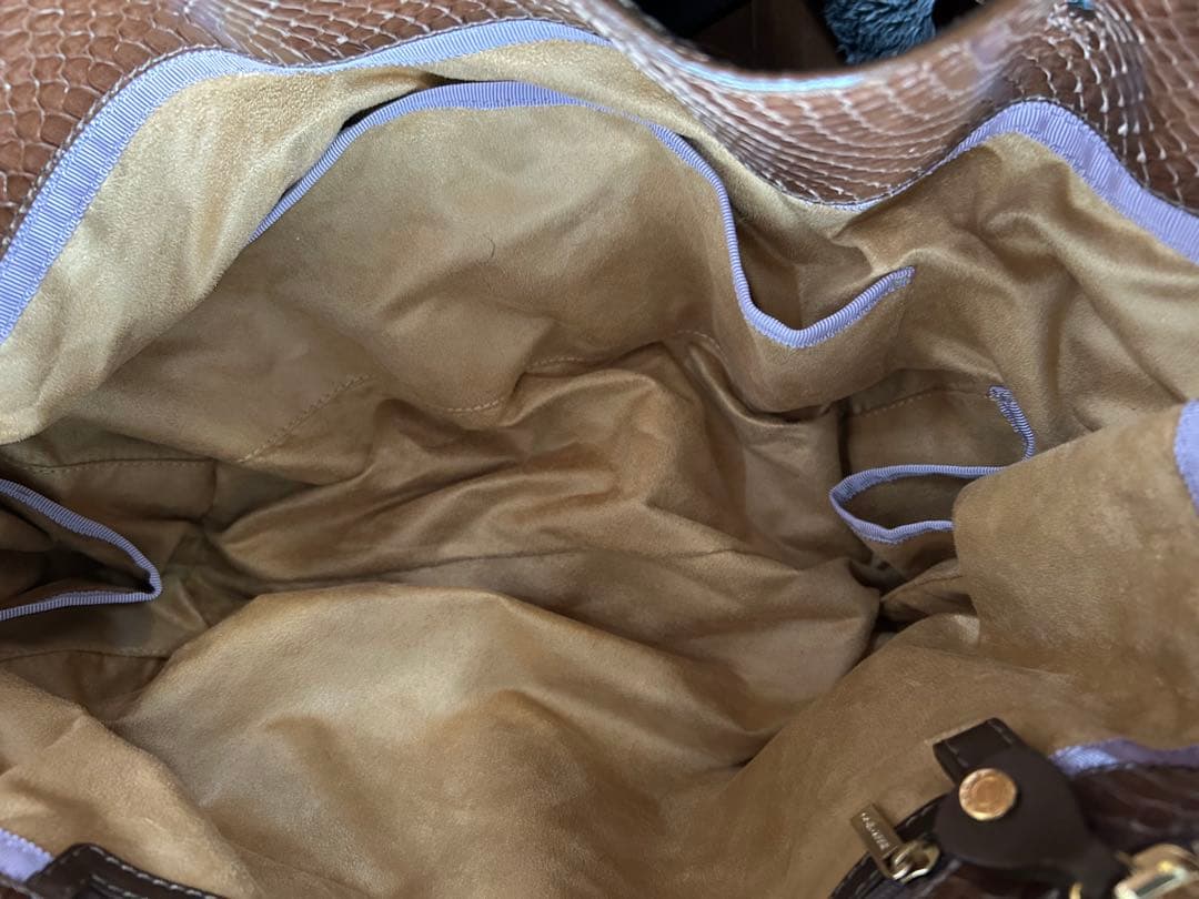 【美品】Jimmy Choo(ジミーチュウ)スウェードトートバッグ