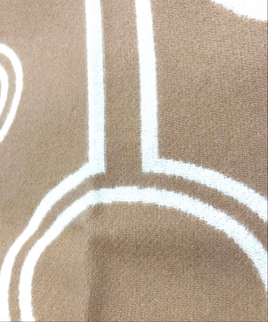 ★新品級★HERMES エルメス カシミア マフラー ポルト・クレ