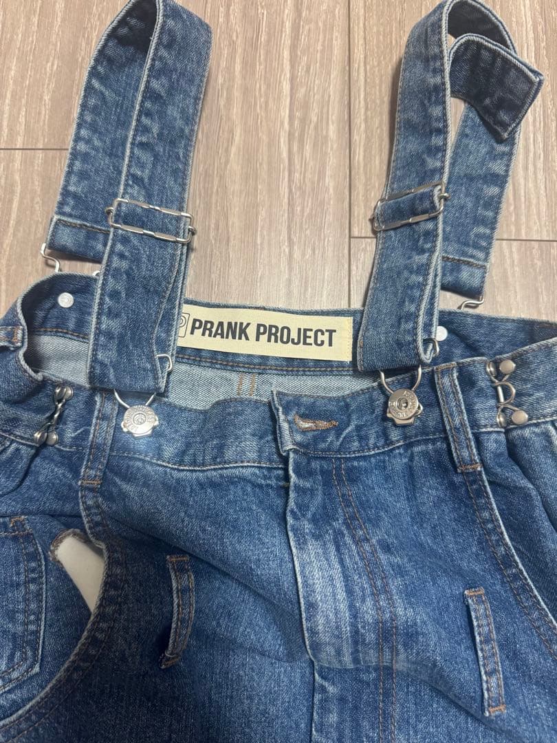 のん　PRANK PROJECT 2wayサロペットパンツ　デニム