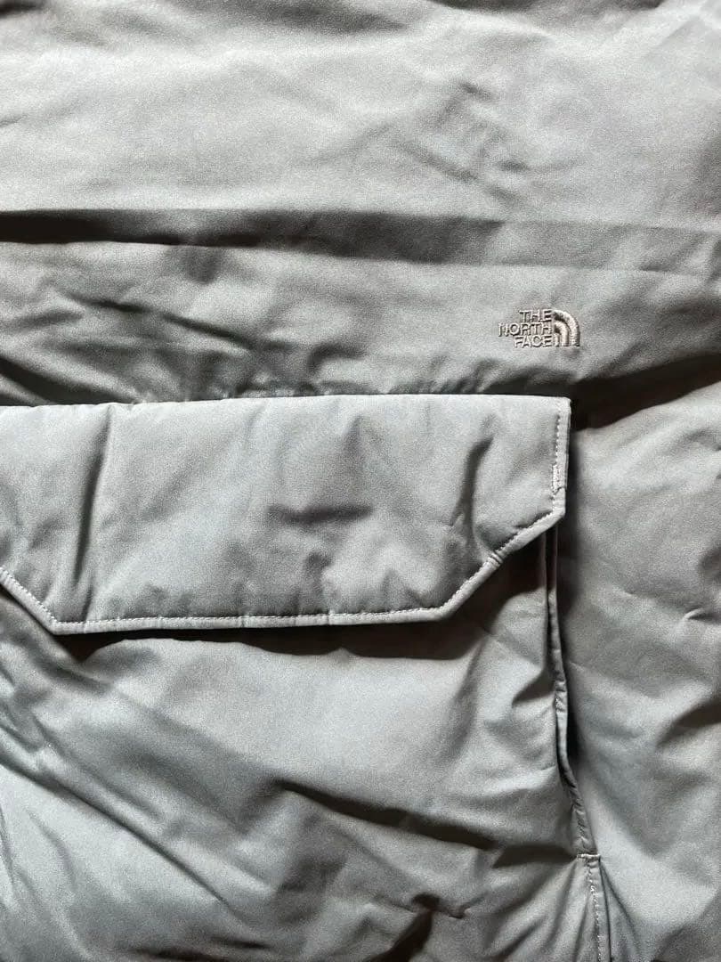 ノースフェイスパープルレーベル　ダウンケープ　カーキ　セージグリーン