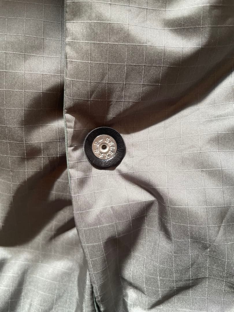 ノースフェイスパープルレーベル　ダウンケープ　カーキ　セージグリーン