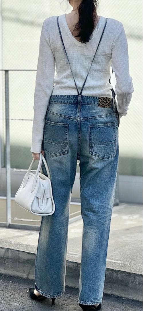 Whim Gazette デニム オーバーオール サイズフリー