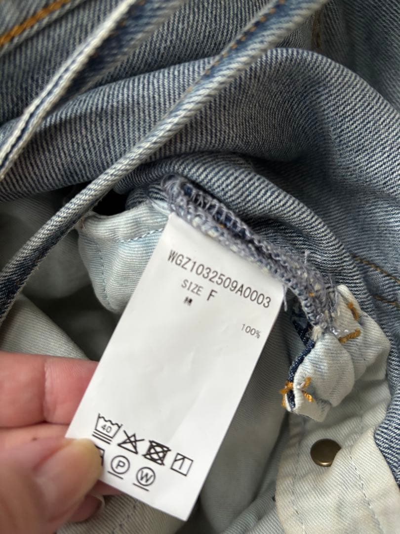 Whim Gazette デニム オーバーオール サイズフリー