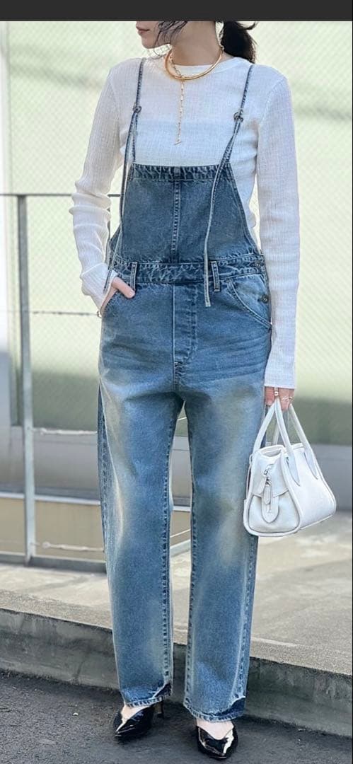 Whim Gazette デニム オーバーオール サイズフリー