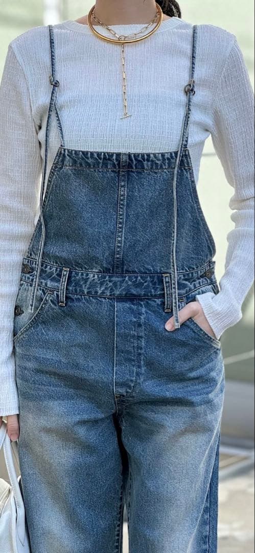 Whim Gazette デニム オーバーオール サイズフリー