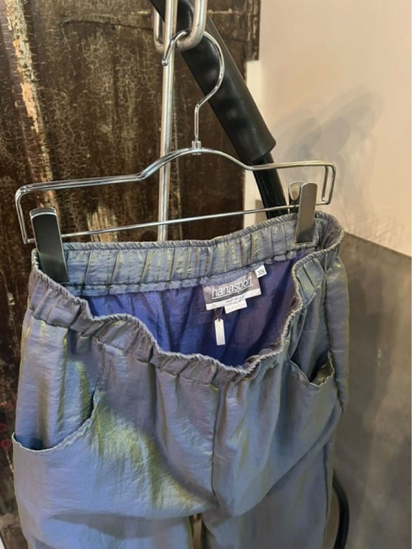 玉虫イージーパンツ　スラックス