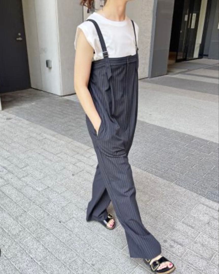 試着のみ極美品！スピックアンドスパン　ベアオールインワン