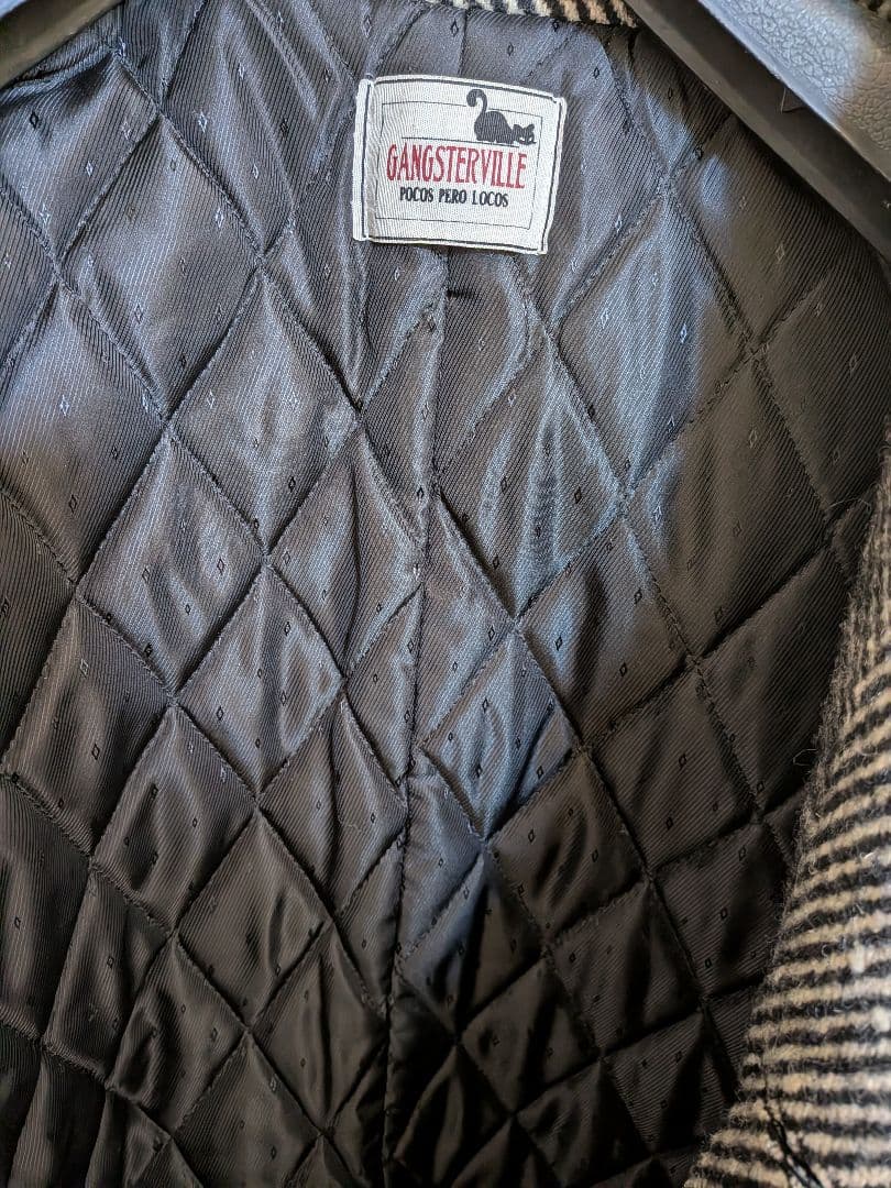 GANGSTERVILLE ヘリンボーンチェスターコート