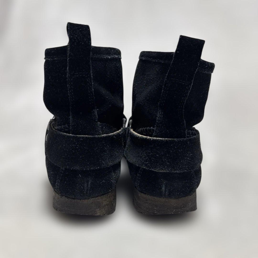 NUMBER (N)INE【40】スエード リング ハーネスブーツ 黒