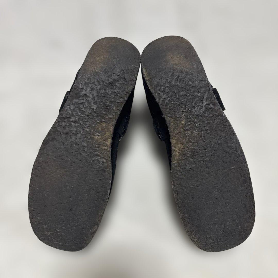 NUMBER (N)INE【40】スエード リング ハーネスブーツ 黒