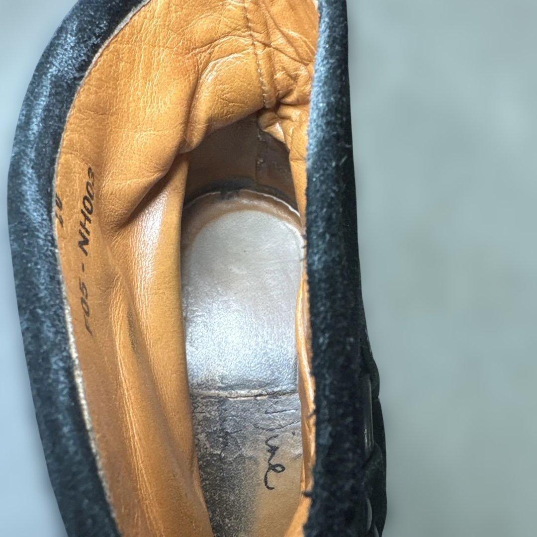 NUMBER (N)INE【40】スエード リング ハーネスブーツ 黒