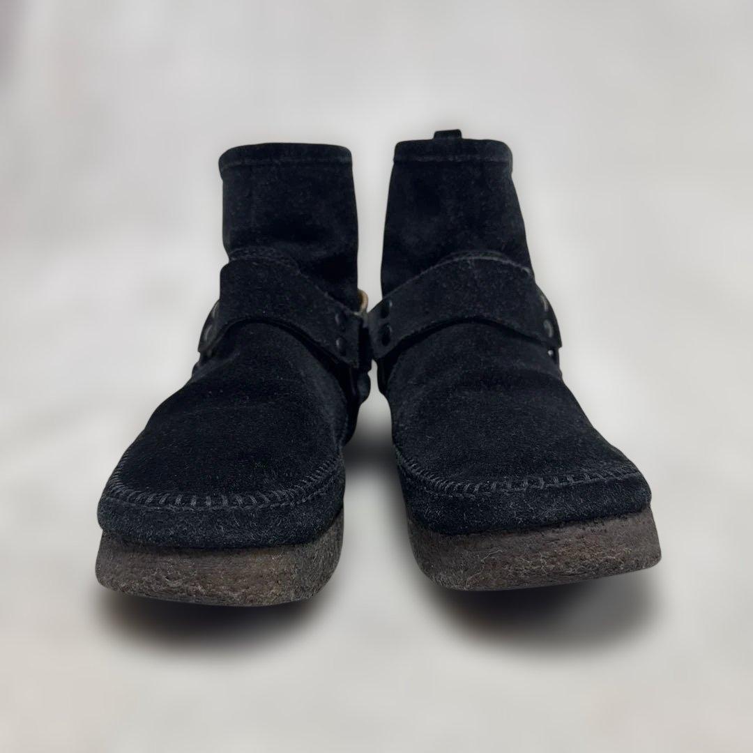 NUMBER (N)INE【40】スエード リング ハーネスブーツ 黒