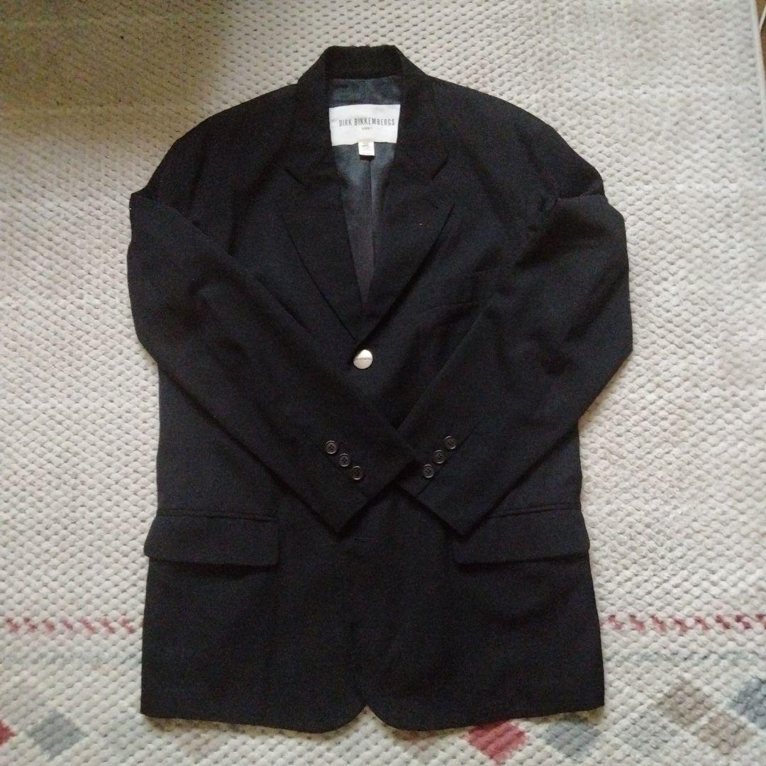 DIRK BIKKEMBERGS ブラックスーツベストセット ビンテージスタイル