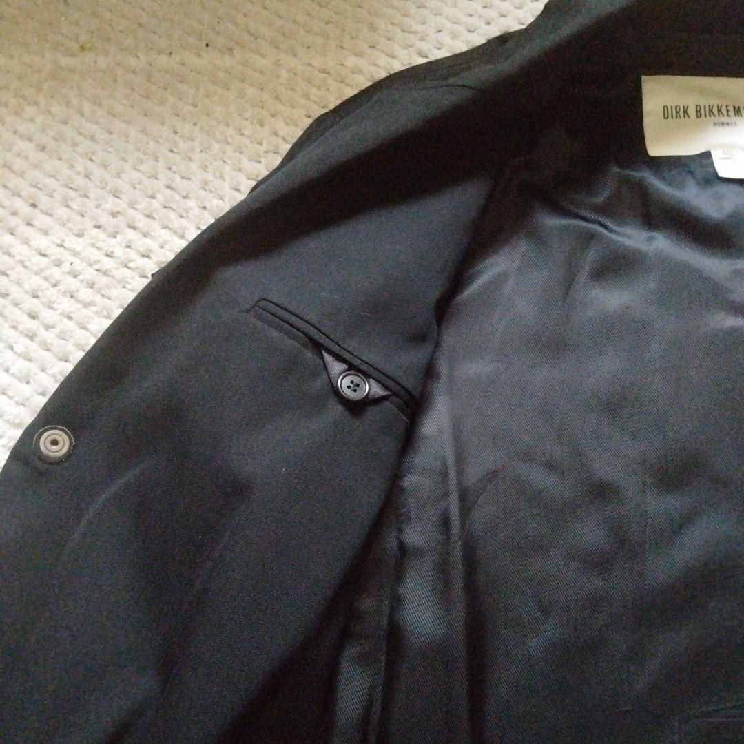 DIRK BIKKEMBERGS ブラックスーツベストセット ビンテージスタイル