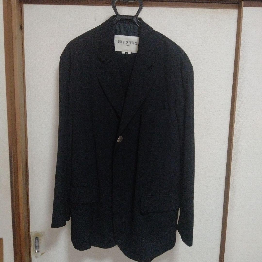 DIRK BIKKEMBERGS ブラックスーツベストセット ビンテージスタイル