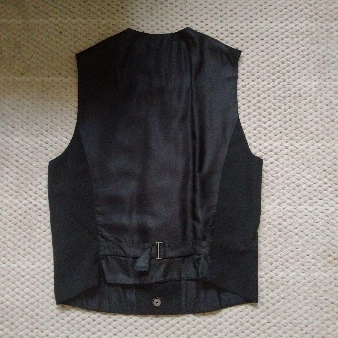 DIRK BIKKEMBERGS ブラックスーツベストセット ビンテージスタイル