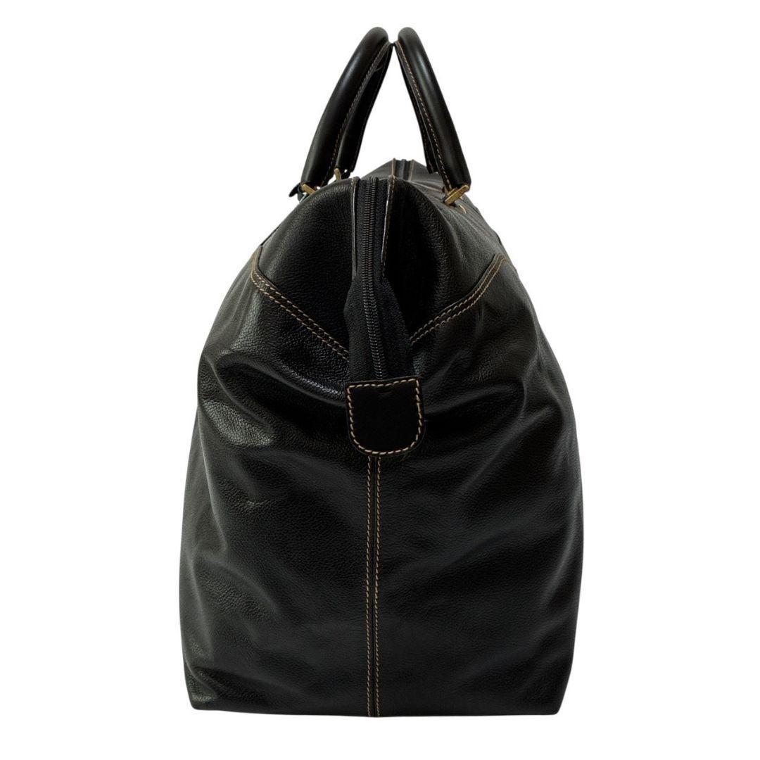 美品✨dunhill ダンヒル ボストンバッグ 大容量 レザー ダークブラウン