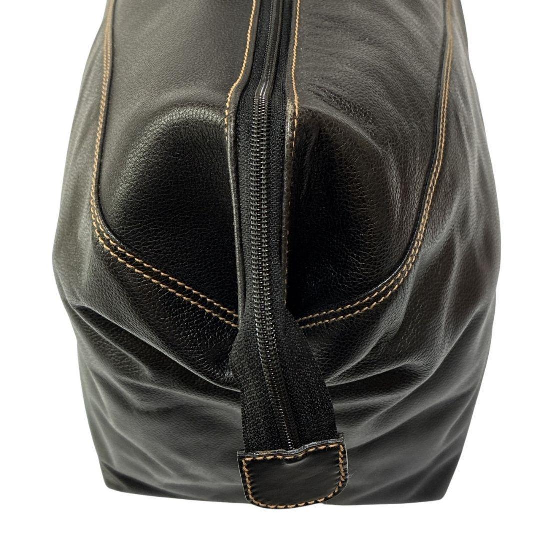 美品✨dunhill ダンヒル ボストンバッグ 大容量 レザー ダークブラウン