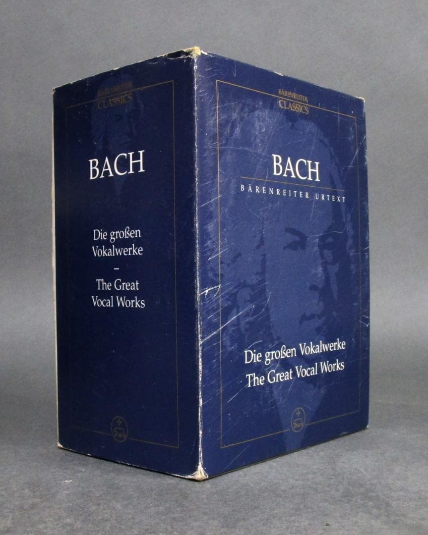 輸入楽譜本［バッハ BACH］ボーカル作品集 全3巻