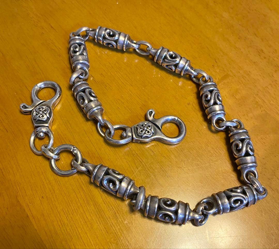 Shin's Sculptureショートシリンダーウォレットチェーン