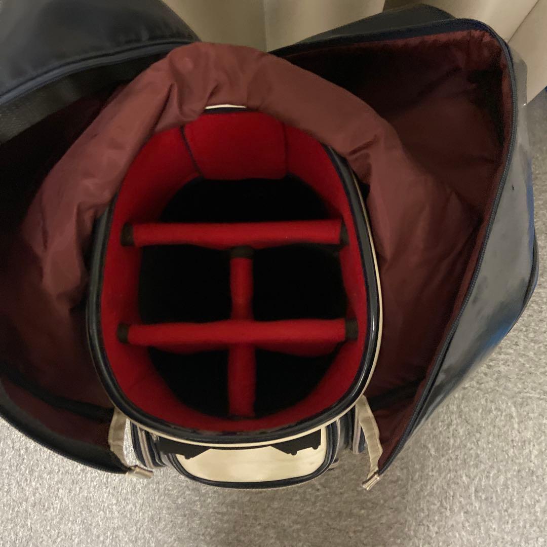 ONOFF キャディバッグ ネイビー/ホワイト/ターコイズ