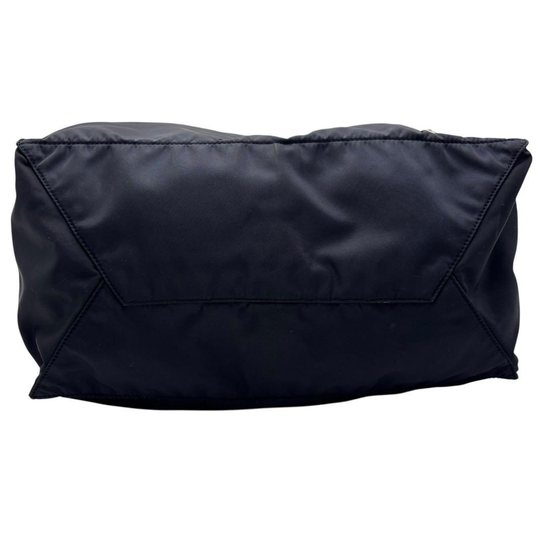 【未使用級】PRADA プラダ ナイロン 2WAY トートバッグ ネイビー