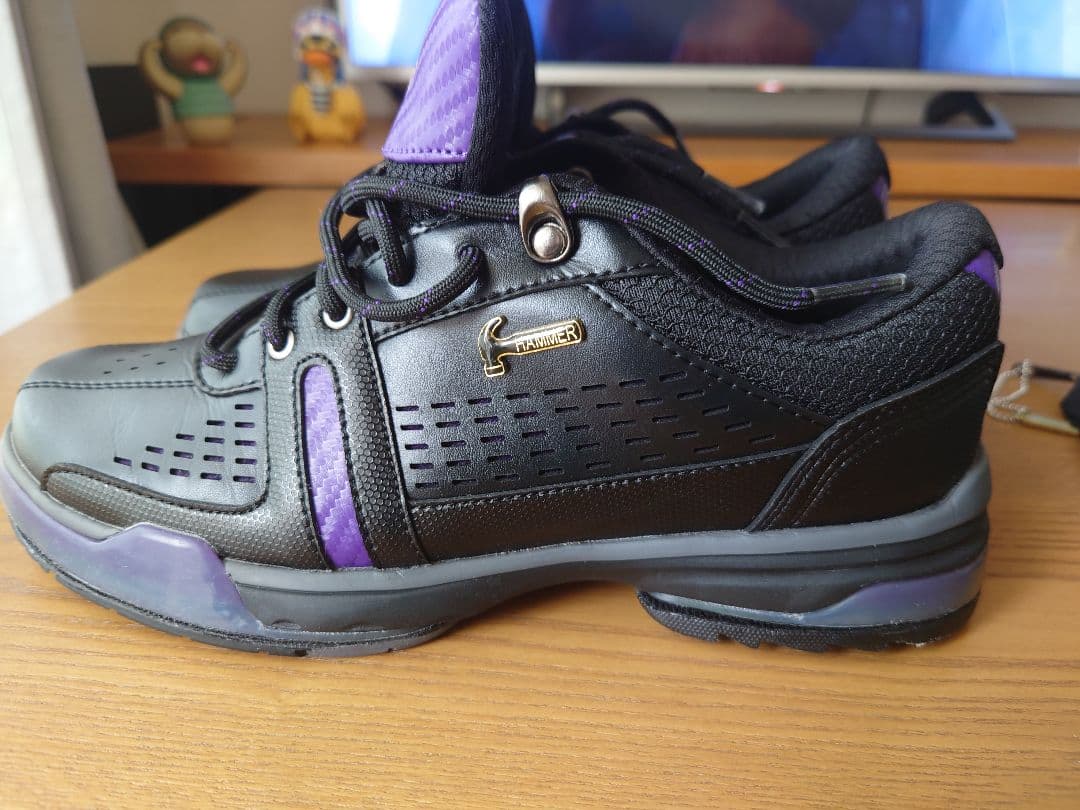 HAMMER ボウリングシューズ ブラック/パープル 24cm レディース