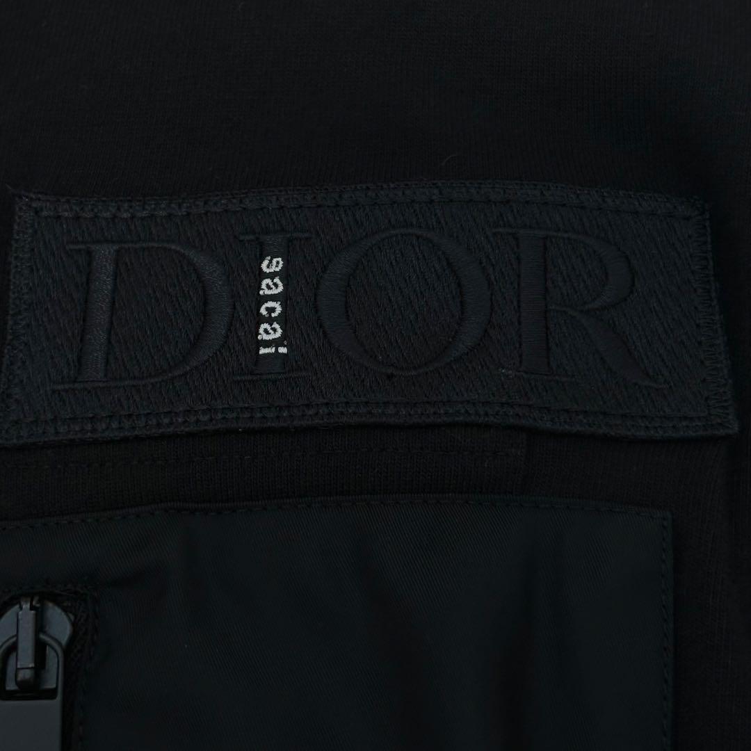 ディオール DIOR サカイ Sacai ドッキング 切替 長袖 ナイロン