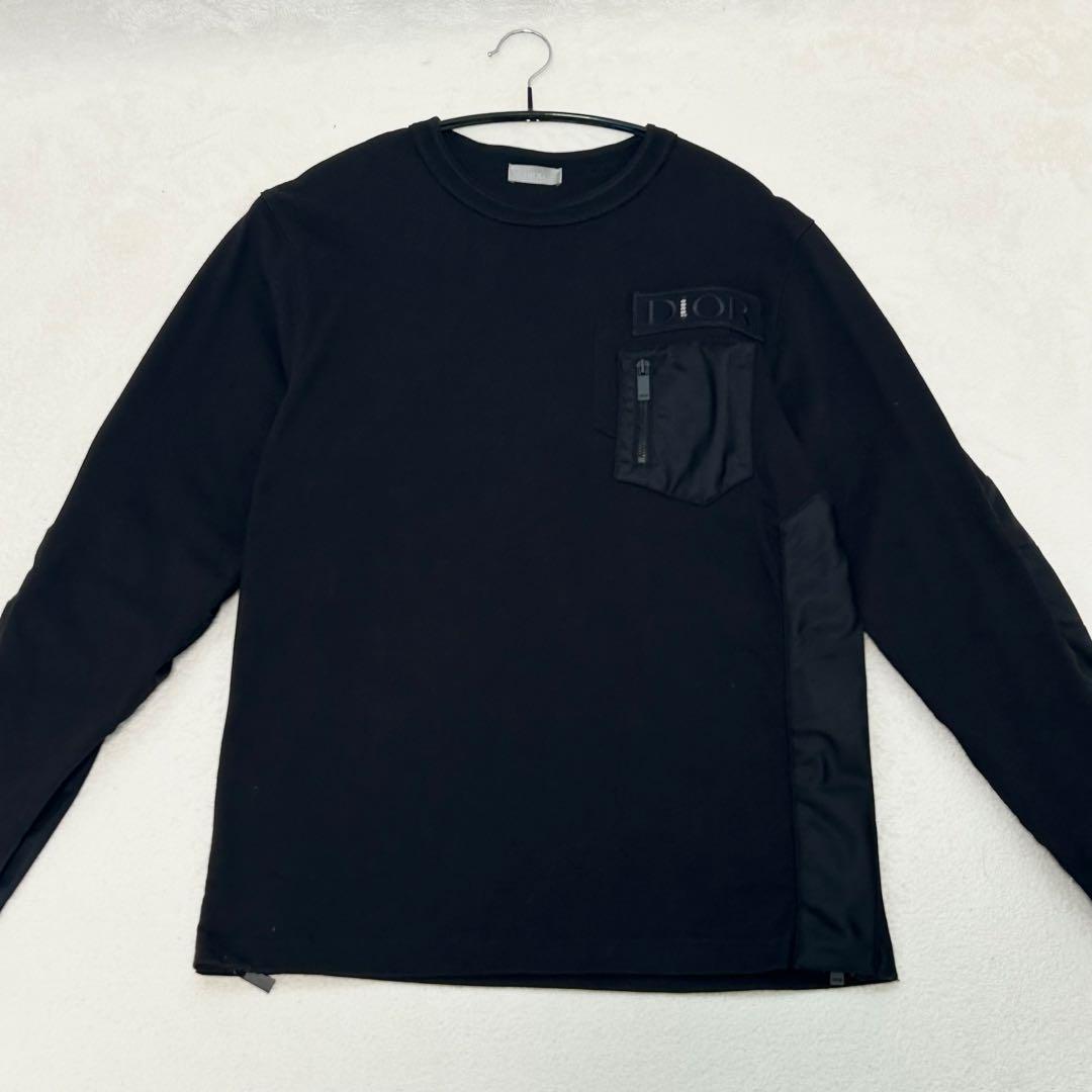 ディオール DIOR サカイ Sacai ドッキング 切替 長袖 ナイロン