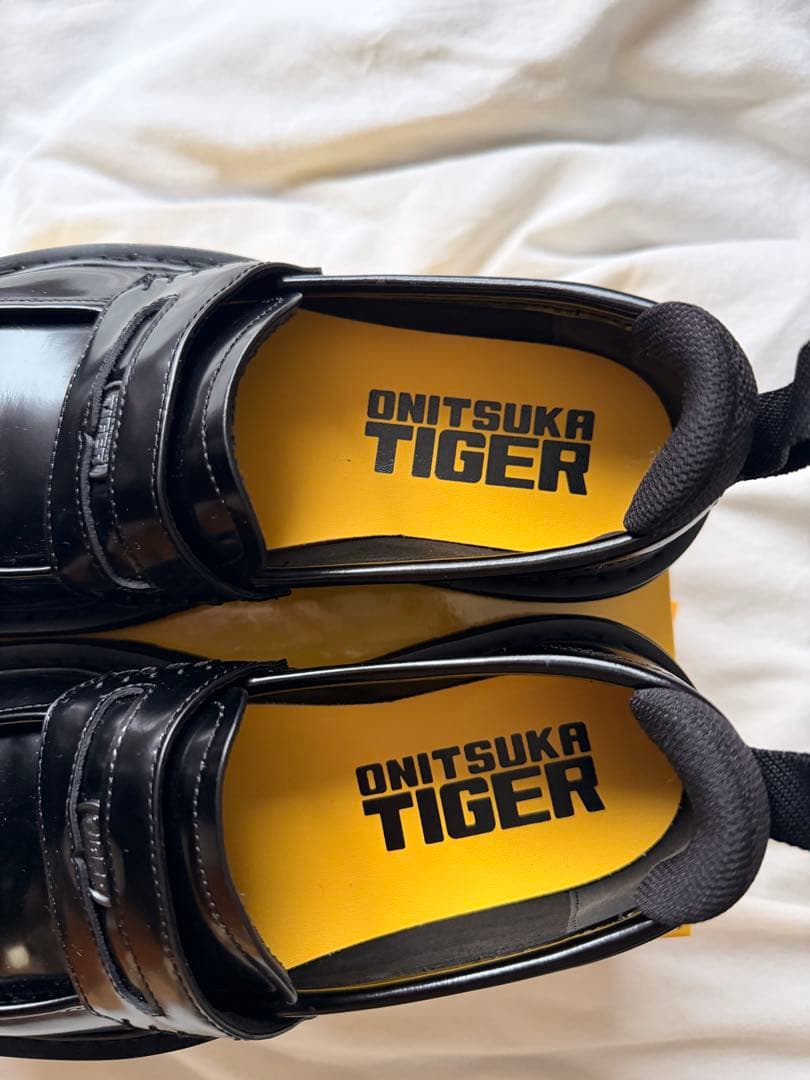 ［新品同様］26.0cm オニツカ　ローファー　ブラック×ブラック