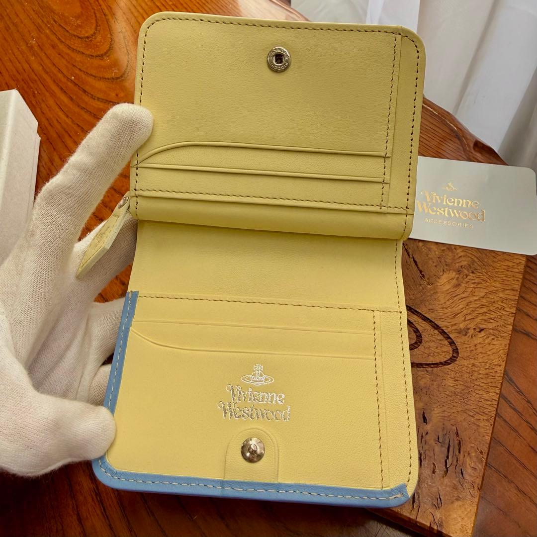 未使用美品/廃盤正規品VivienneWestwood オーブ/スリム折財布