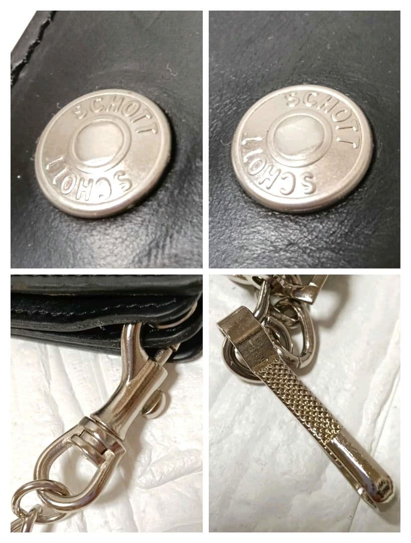 Schott 長財布 PERFECT WALLET HORWEEN 牛革 箱付