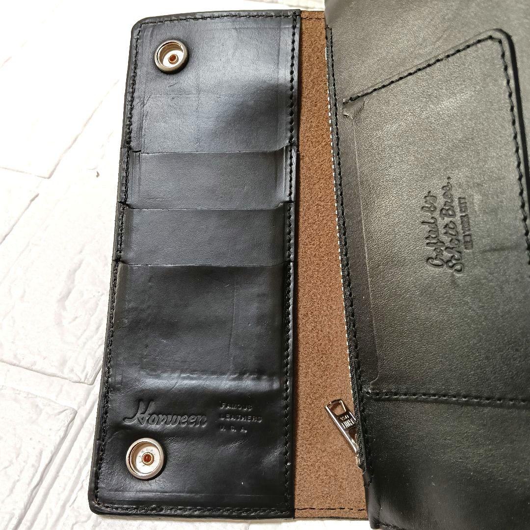 Schott 長財布 PERFECT WALLET HORWEEN 牛革 箱付