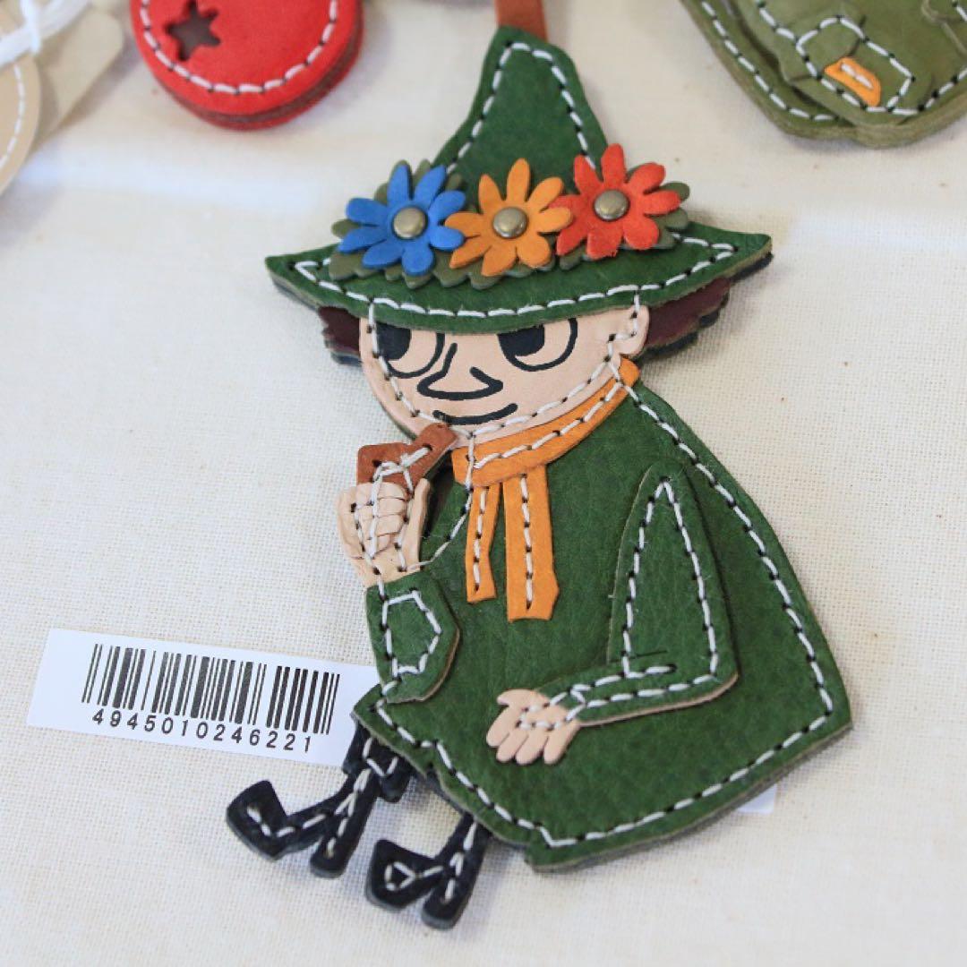 専用ページ　genten ゲンテン☆未使用☆ワクワクチャーム　スナフキン　本革