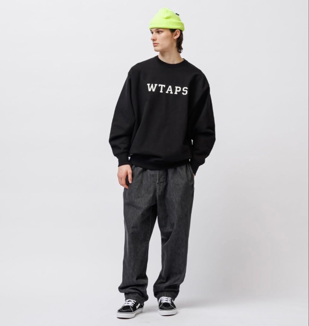 WTAPS ACADEMY SWEATER COTTON 最安値 L 灰 ー