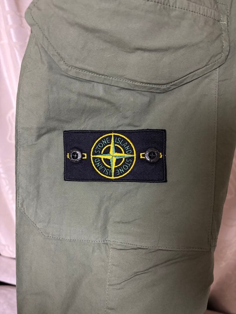 【新品】STONE  ストレッチカーゴジョガーパンツ オリーブ