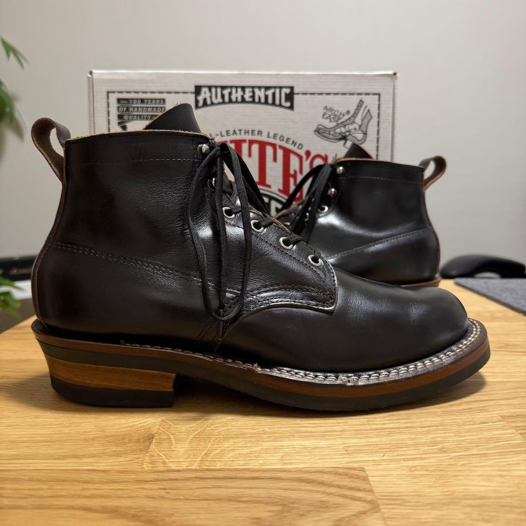 ホワイツ セミドレス ブラック クロムエクセル 9E