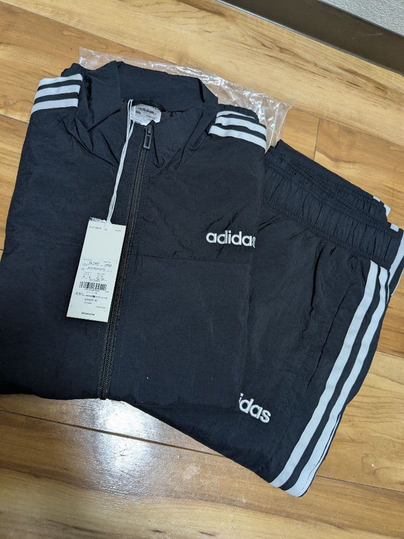 adidas ブラック ウィンドブレーカー 2XL GL7467