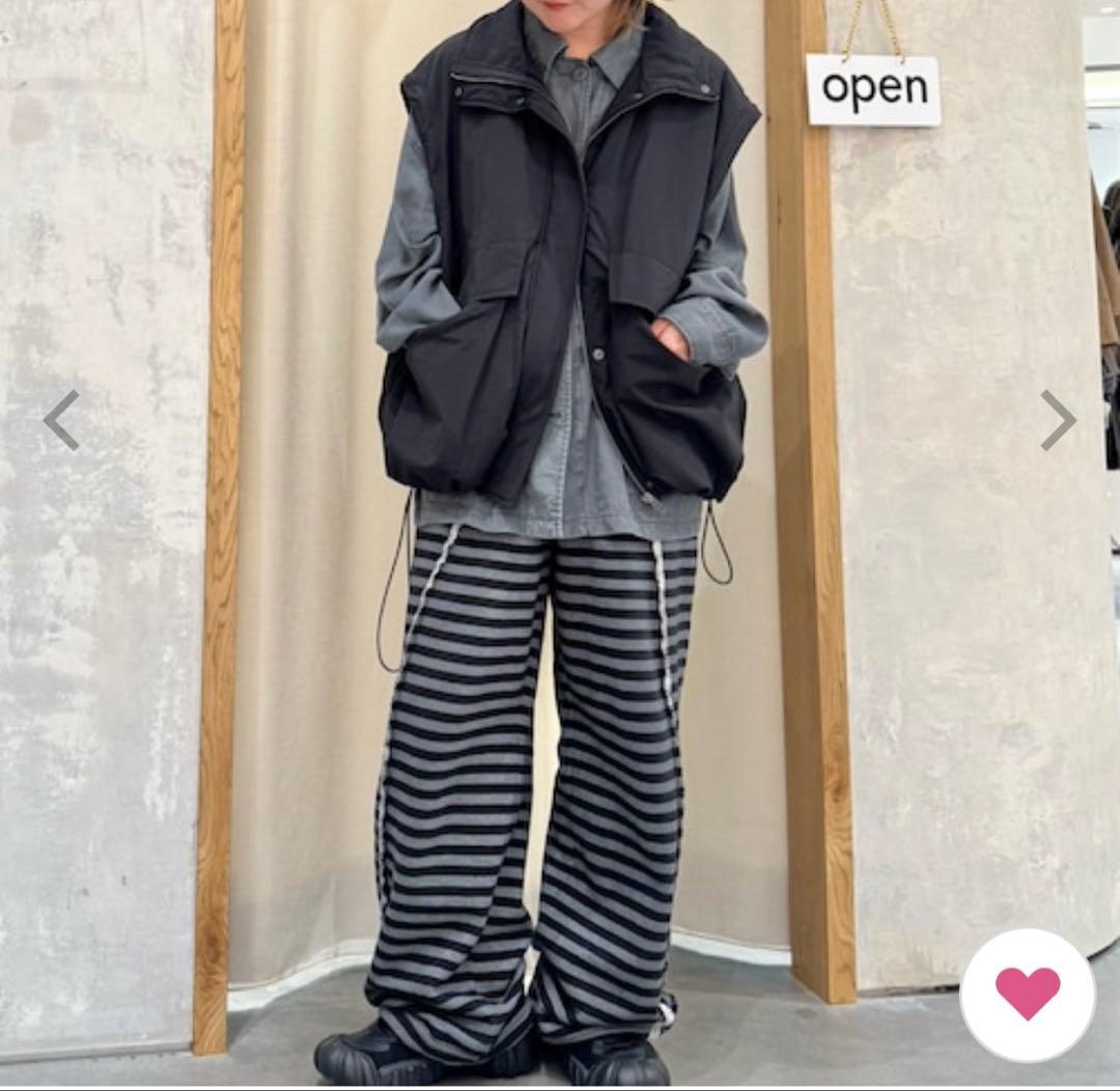 ブラウン スタンドカラー ジャンパー ONE SIZE