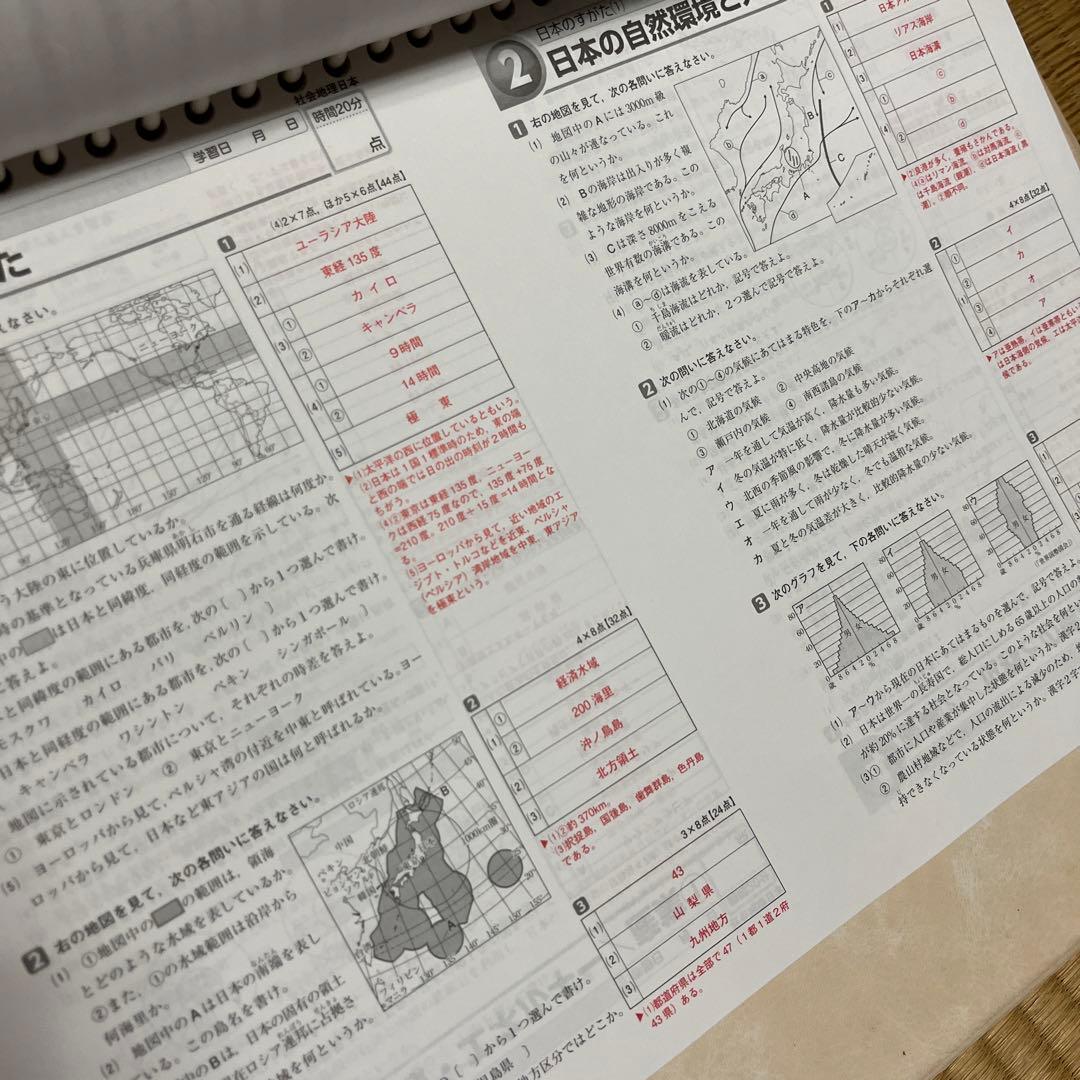 セール‼️ゼスティ 中学生 教材 国語 数学 英語 理科 社会 教科書 問題集