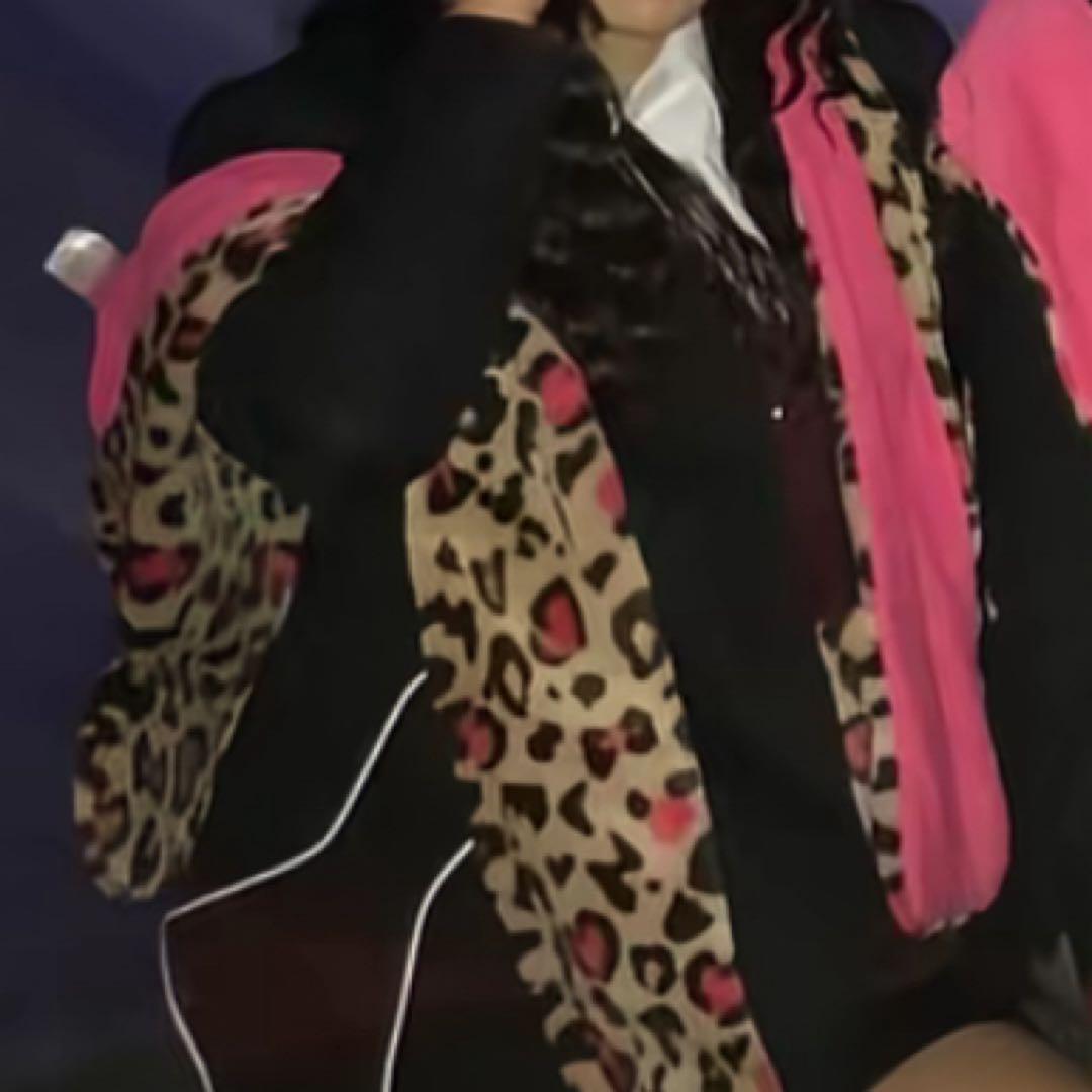 ディズニー ヒョウ柄マフラー