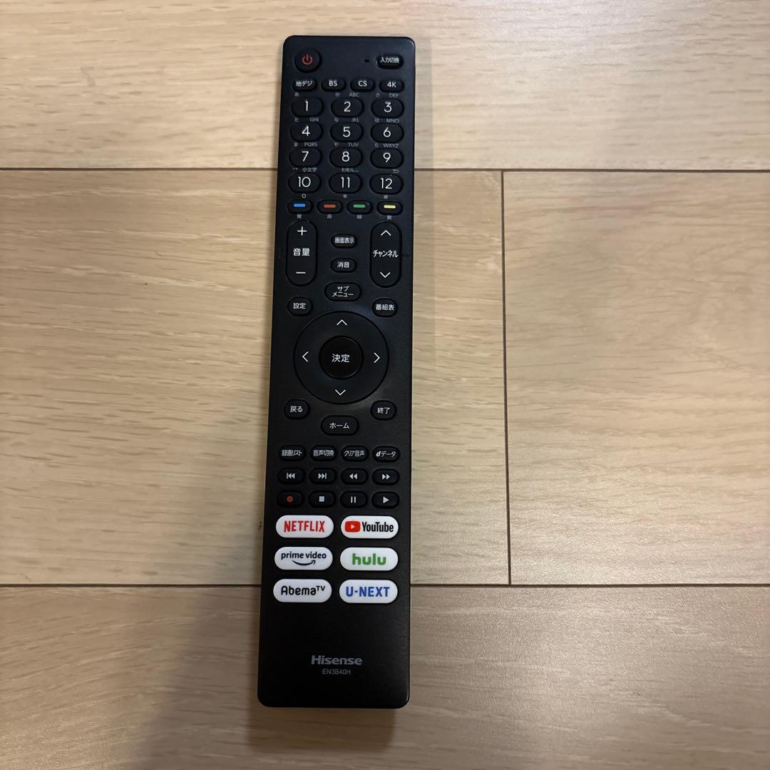 Hisense QLED 4K テレビ 43A68G 2022年製