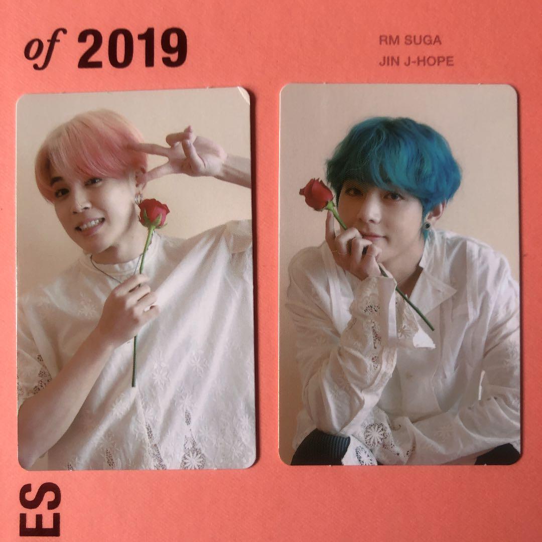 BTS トレカ　ジミン　テヒョン　V JIMIN MEMORIES 2019