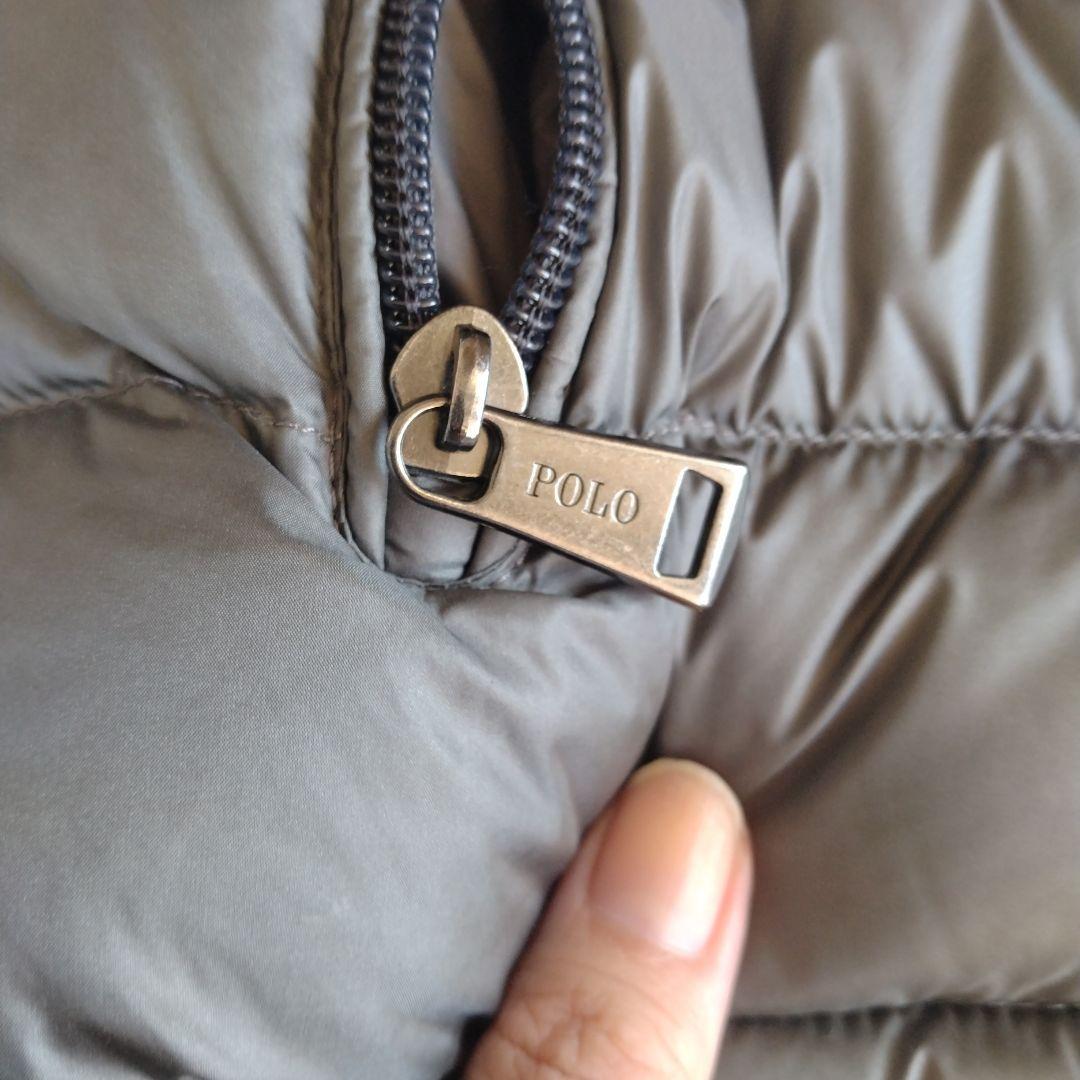 【美品】Polo Ralph Lauren グレー ダウンベスト S　レディース