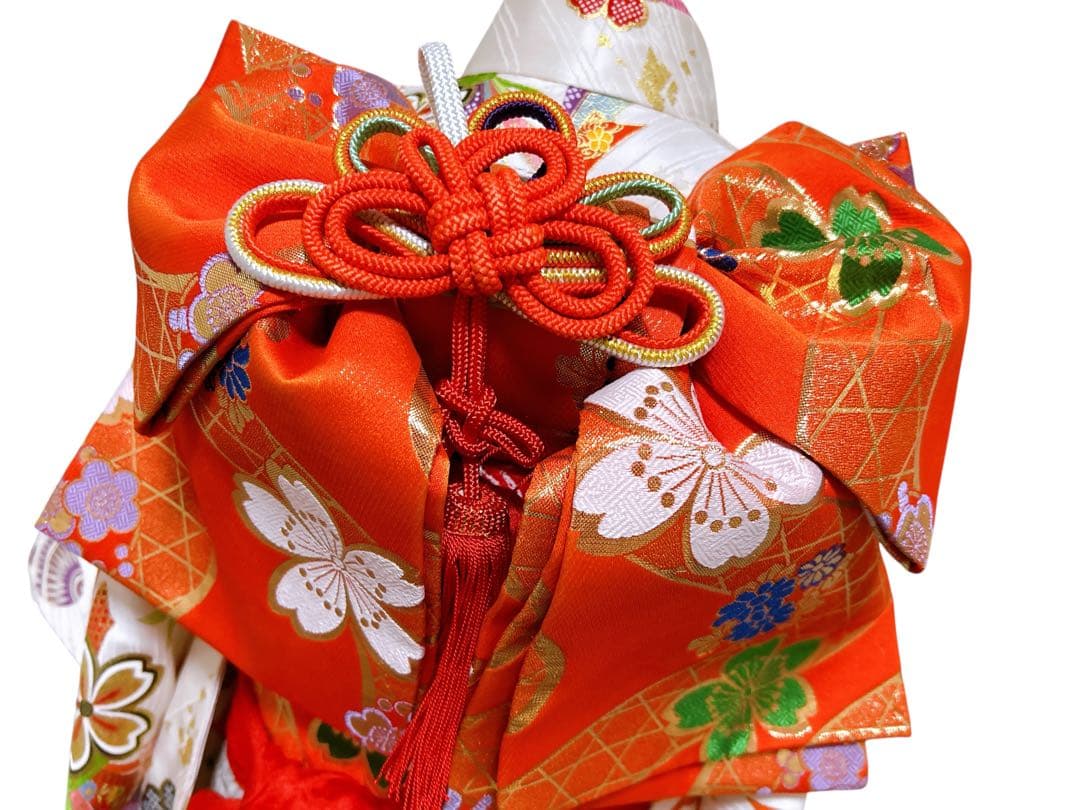 お買い得品【正絹】♡七五三　7歳　女の子　フルセット　一式　白系