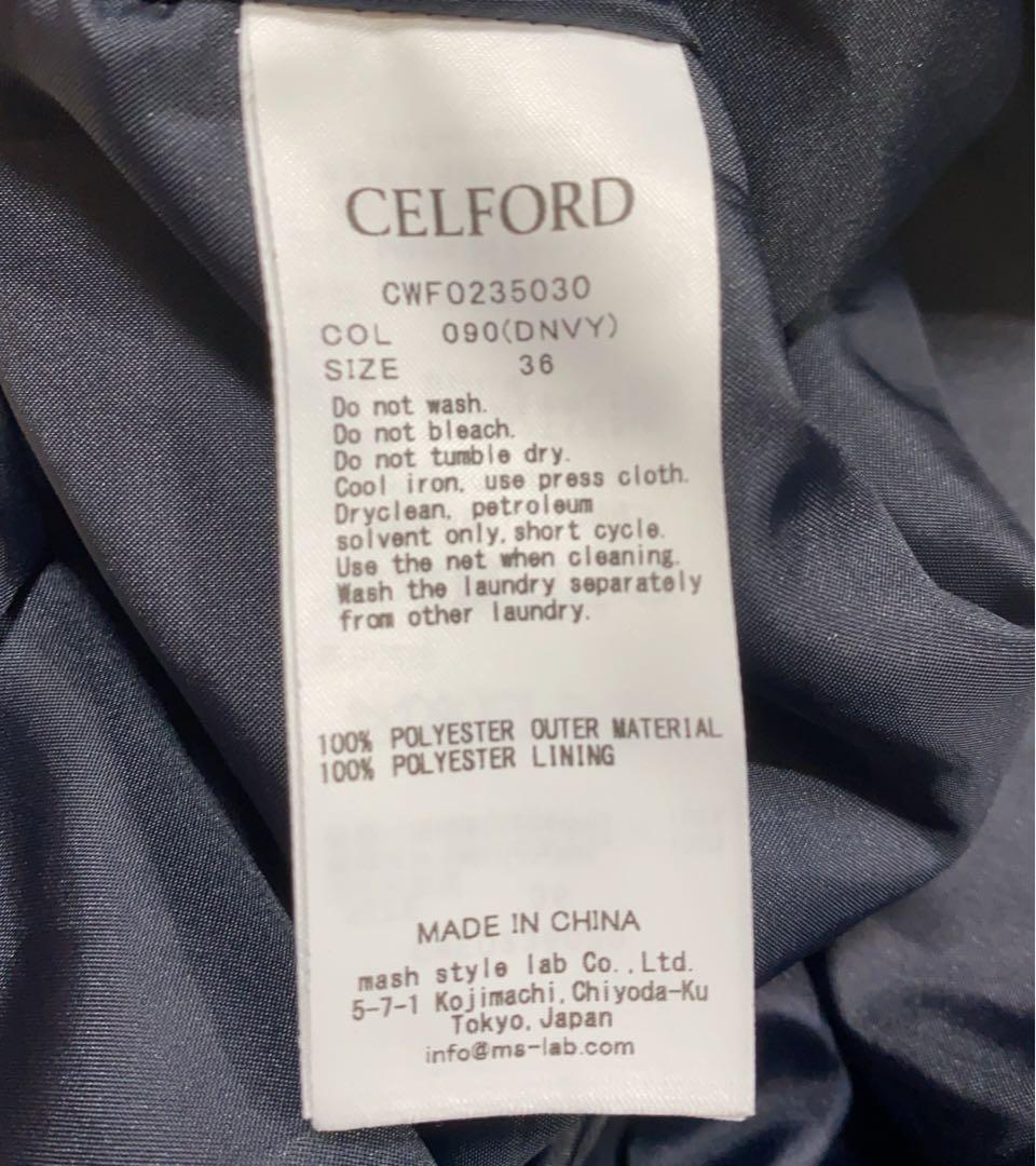 CELFORD セルフォード ロングスリーブペプラム タイトOP 36